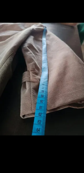 Giacca effetto suede beige/tortora