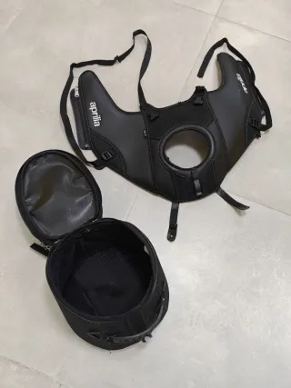 Alforja sobre depósito con bolsa