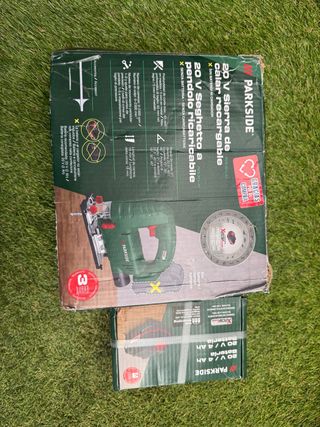 Sierra de calar Parkside 20V con bateria