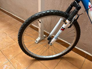 Bicicleta Montaña Doble Suspensión Azul