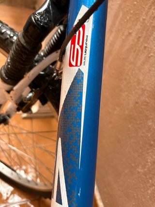 Bicicleta Montaña Doble Suspensión Azul