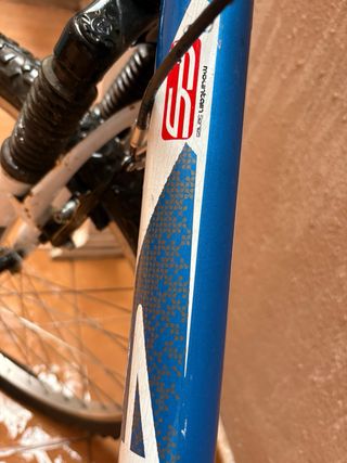 Bicicleta Montaña Doble Suspensión Azul
