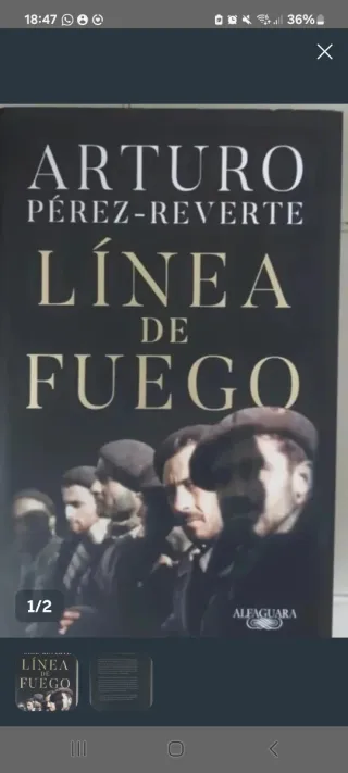 Nuevo. Línea de Fuego. Pérez Reverte