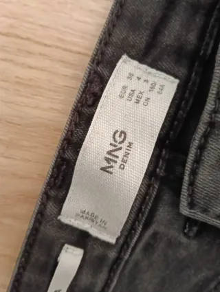 Jeans Mango negro Talla 34
