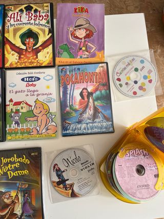 Lote Películas DVD Infantiles y Música