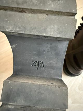 Botas Zara plataforma cordones