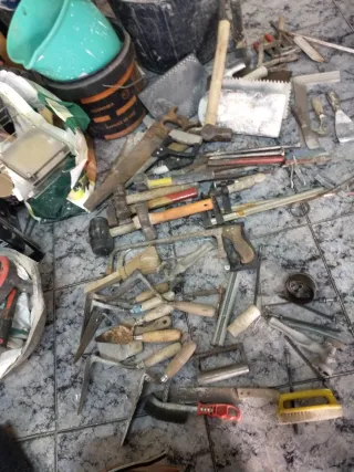 Lote Herramientas Construcción Varias mazetas mart