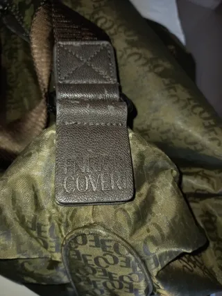Borsa tracolla Coveri marrone/verde militare