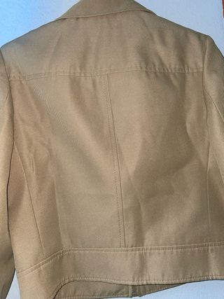 Giacca corta vintage beige