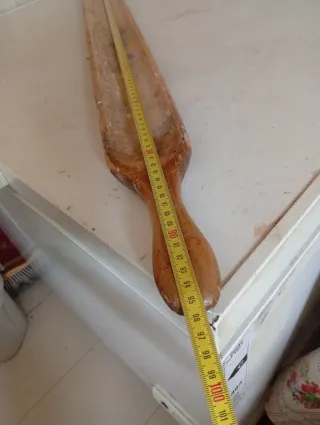 Pala de panadero antigua de madera