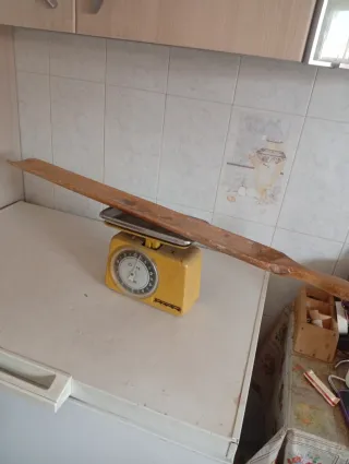 Pala de panadero antigua de madera