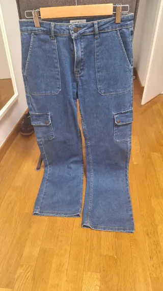 Vaqueros azules chica