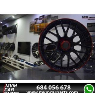 4 Llantas 19 Mercedes AMGW 205 C63 Gloss Red MB44