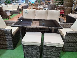 Conjunto Sofá y Mesa Terraza Jardín ULTIM.UNIDADES