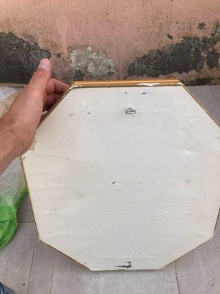 Espejo Octogonal Dorado