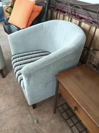 2 Sillones Erradura Tela