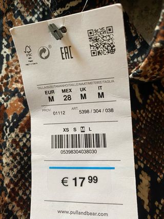 Falda Pull&Bear estampada