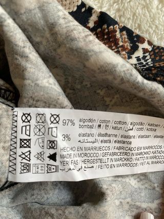 Falda Pull&Bear estampada