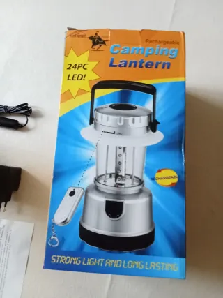 Lanterna camping ricaricabile LED