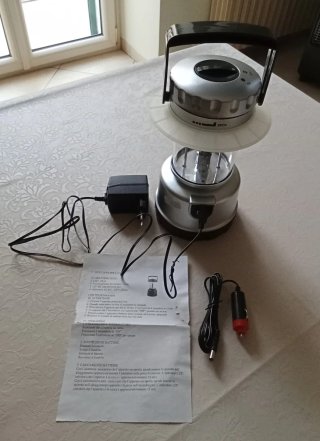 Lanterna camping ricaricabile LED