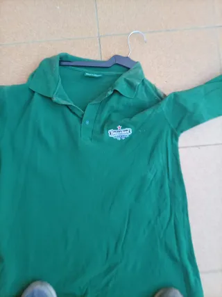 Polo Manga Larga Heineken Verde