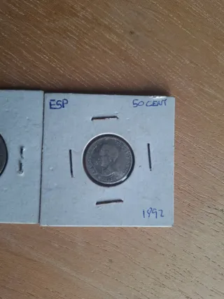 4 Monedas Plata – 5, 2, 1 Peseta y 50 Céntimos