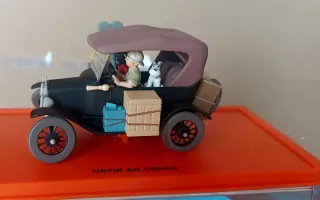 Tintín Coche 1/43 Ford T 1910 negro Congo