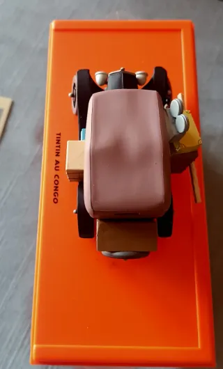 Tintín Coche 1/43 Ford T 1910 negro Congo