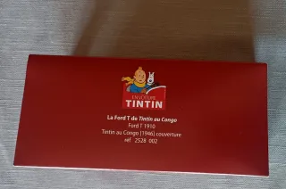 Tintín Coche 1/43 Ford T 1910 negro Congo