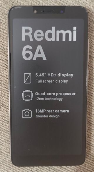 Xiaomi Redmi 6A Negro Nuevo