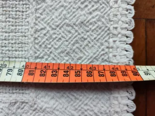 2 Caminhos de Mesa Cru Vintage