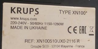 Cafetera Nespresso Krups XN100 Roja