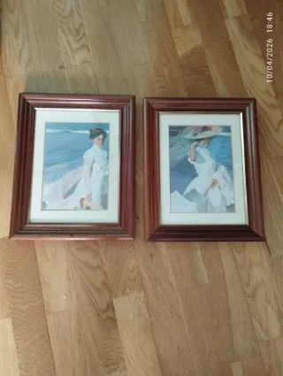 2 Cuadros Madera 30x24