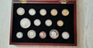 Colección completa Pesetas Plata 999 FNMT