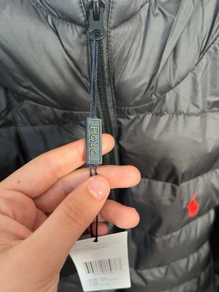 Cazadora Polo Ralph Lauren Negra con Capucha