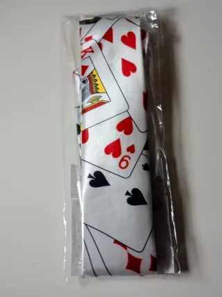 Cravatta Uomo Fantasia Carte da Gioco nuova