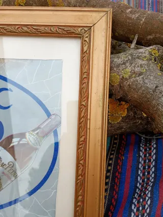 Cuadro Vintage Coñac Peinado