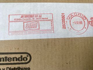 VHS “Solo Para Nintendo” 1997 + Caja de envío