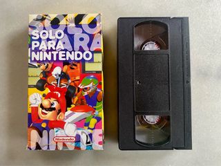 VHS “Solo Para Nintendo” 1997 + Caja de envío