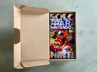 VHS “Solo Para Nintendo” 1997 + Caja de envío