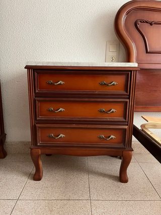 Conjunto dormitorio madera maciza