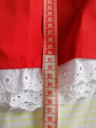 Traje Típico XL Rojo y Blanco