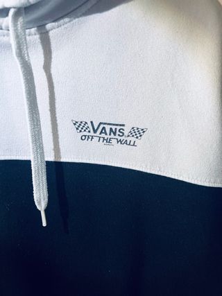 Felpa con cappuccio Vans con logo e scacchiera