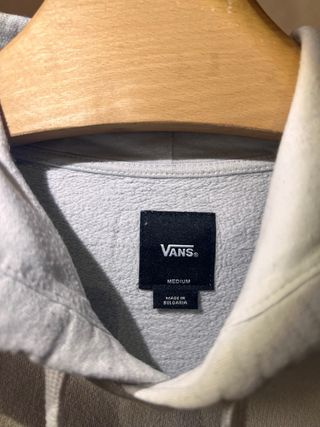 Felpa con cappuccio Vans con logo e scacchiera