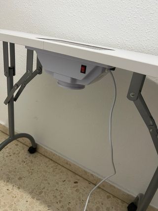 Mesa Manicura Portátil con Ruedas