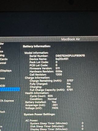 MacBook Air 2013 Plata