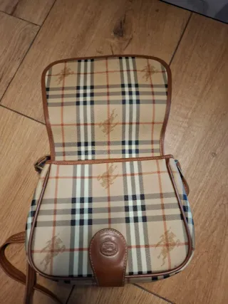 Borsa Burberry a tracolla tartan  vintage