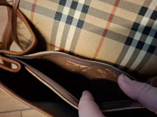 Borsa Burberry a tracolla tartan  vintage