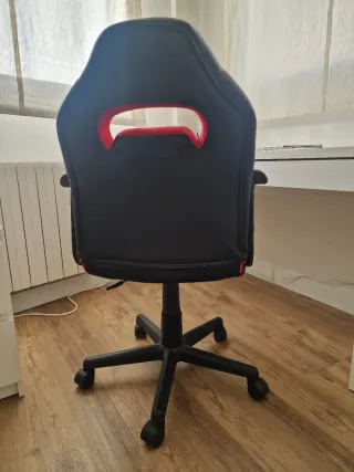 Silla Gaming ICON Negra y Roja