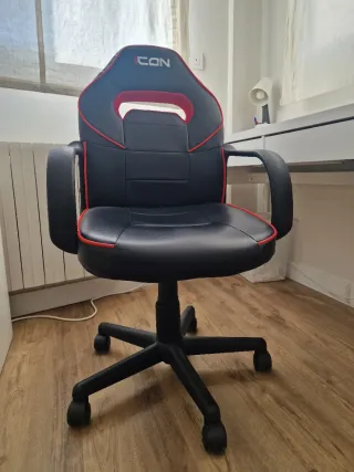 Silla Gaming ICON Negra y Roja